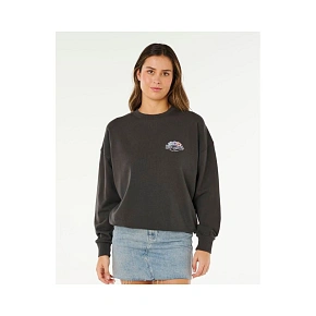 Bluza damska RIP CURL Bells Heritage Crew czarna pánské Bluza damska RIP CURL Bells Heritage Crew czarna pánské