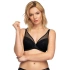 Damski biustonosz push-up Casilda czarny - Nipplex