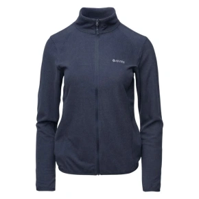 Dámská fleecová mikina Damis II FULL ZIP W 92800621589 tmavě modrá  - Hi-Tec