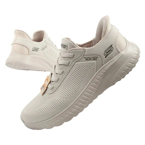 Skechers buty sportowe męskie Bobs Squad Chaos SLIP-INS ecru Skechers buty sportowe męskie Bobs Squad Chaos SLIP-INS ecru