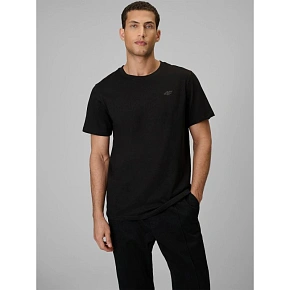 T-shirt regular gładki męski 4F 4FRMM00TTSHM4192-20S