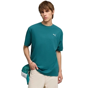 Koszulka męska Puma ESS Elevated Relaxed Tee zielona 692018 41 pánské Koszulka męska Puma ESS Elevated Relaxed Tee zielona 692018 41 pánské