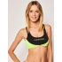 Top kąpielowy KW0KW00898-ZAA czarno-żółty - Calvin Klein