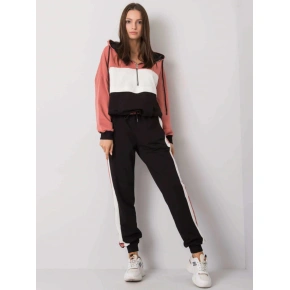 Dres damski HG-KMPL-5353.20X różowo-czarny - FPrice