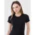 T-shirt slim z prążkowanej dzianiny damski 4F 4FWSS25TTSHF1968-20S