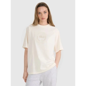 T-shirt oversize z nadrukiem damski 4F 4FRSS25TTSHF2791-11S T-shirt oversize z nadrukiem damski 4F 4FRSS25TTSHF2791-11S