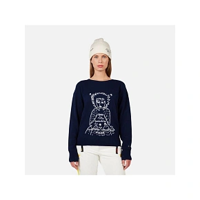Sweter damski ROSSIGNOL W JCC SIGNAL RN niebieski Sweter damski ROSSIGNOL W JCC SIGNAL RN niebieski