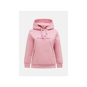 Bluza damska PEAK PERFORMANCE W Original Hood kolor różowy Bluza damska PEAK PERFORMANCE W Original Hood kolor różowy