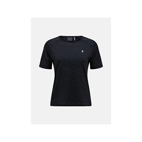 Koszulka damska PEAK PERFORMANCE W Discover T-Shirt kolor czarny Koszulka damska PEAK PERFORMANCE W Discover T-Shirt kolor czarny