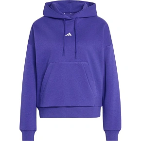 Bluza damska adidas Essentials Small Logo Feel Cozy Hoodie fioletowa KF8402 Bluza damska adidas Essentials Small Logo Feel Cozy Hoodie fioletowa KF8402