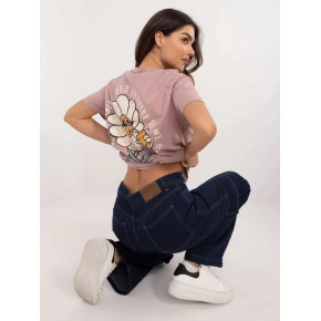 Spodnie jeansowe D80016BD62458D282 niebieski - Sublevel