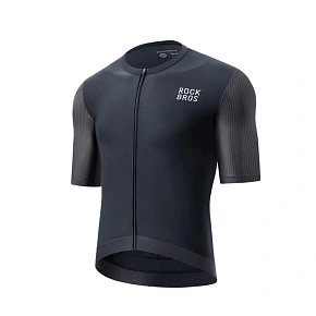 Koszulka rowerowa Rockbros 15200025 z krótkim rękawem rozmiar M - czarna Koszulka rowerowa Rockbros 15200025 z krótkim rękawem rozmiar M - czarna