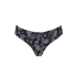 Czarne majtki damskie Paisley Simple Brasil z wzorem - Julimex