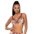 Biustonosz push-up damski Maureen M-3808/11/1 fioletowy z beżem - MAT