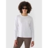 Longsleeve oversize gładki damski 4F 4FWMM00TLONF431-10S