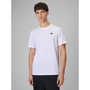T-shirt regular gładki męski 4F 4FRMM00TTSHM4192-10S T-shirt regular gładki męski 4F 4FRMM00TTSHM4192-10S