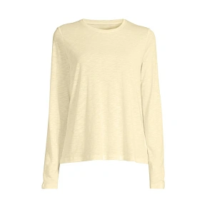 Koszulka damska treningowa Casall Soft Texture Long Sleeve żółty