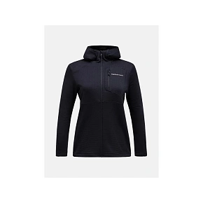Bluza PEAK PERFORMANCE W Trail Polartec Zip Hood czarny Bluza PEAK PERFORMANCE W Trail Polartec Zip Hood czarny