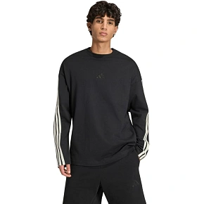 Koszulka męska adidas Kit 3-Stripes Long Sleeve czarna KF2427 pánské Koszulka męska adidas Kit 3-Stripes Long Sleeve czarna KF2427 pánské