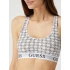 Biustonosz sportowy bralette - O1GC04JR06B - FF91 - Czarny/biały - Guess