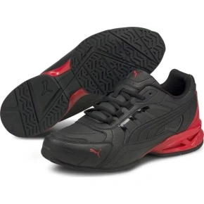 Męskie buty sportowe Respin Sl M 368846 07 Czarny z czerwonym - Puma