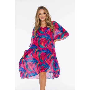 Dámské pareo 15 D83T- 42 růžové - Self