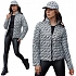 Dámská přechodová bunda se kšiltovkou TY4505 černo-bílá - FashionStreet