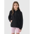 Bluza dziewczęca dresowa rozpinana z kapturem 4F 4FJWSS25TSWSF1706-20S