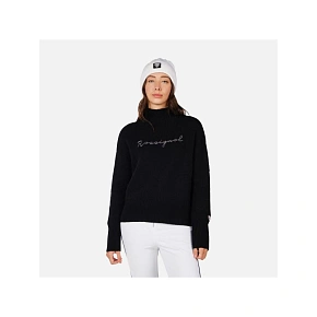 Sweter damski ROSSIGNOL W SIGNATURE SWEATER czarny Sweter damski ROSSIGNOL W SIGNATURE SWEATER czarny