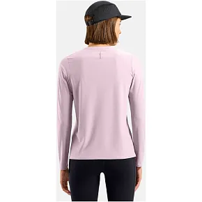 Koszulka damska Odlo T-shirt crew neck l/s ZEROWEIGHT CHILL-TEC różowa