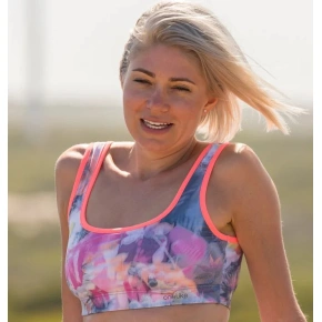 Damski kolorowy biustonosz sportowy A6101 - Litex