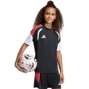 Koszulka dziecięca adidas Tiro 26 League czarny/czerwony KB1326 Koszulka dziecięca adidas Tiro 26 League czarny/czerwony KB1326