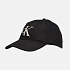 Czapka z daszkiem Calvin KleinCK Jeans Strapback Czarna - LZ04G5024G-UB1