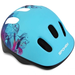 Dziecięcy kask rowerowy Spokey Florist Jr 927772 Dziecięcy kask rowerowy Spokey Florist Jr 927772