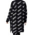 Damski szlafrok - kardigan YI3022597 019 czarny/biały - DKNY