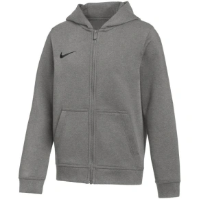 Dziecięca polarowa bluza z kapturem Nike Park 26 z zamkiem błyskawicznym ciemnoszara IB1232 063