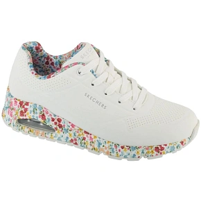 Skechers Uno - Majestic Garden 155583-WMLT Białe 36