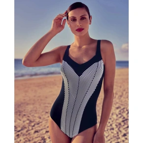 Stroje kąpielowe jednoczęściowe 7380 M1 niebiesko-białe - Anita