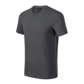 Koszulka Malfini Action V-neck M MLI-70083 light anthracite pánské