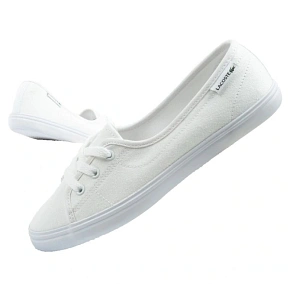 Lacoste buty trampki sportowe damskie Median baleriny białe dámské