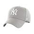 Czapka z daszkiem '47 New York Yankees Raised Basic jasny szary B-RAC17CTP-GY