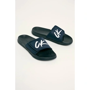 Kapcie KM0KM00499-CBK niebieski - Calvin Klein