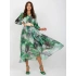 Sukienka damska 3062 4.17P czarno-zielony - FPrice