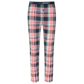 Spodnie piżamowe męskie 500756H 378 czerwono-niebieska kratka - Jockey