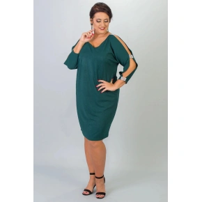 Sukienka damska U663 zielona - Karko