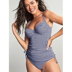 Tankini top navy gingham SW1741 - Panache