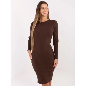 Dámské šaty A1049.99 tmavě hnědé - FPrice