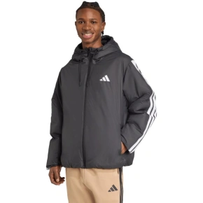 Kurtka męska adidas Essentials Climawarm 3-Stripes Insulated Hooded czarna JM4042 pánské