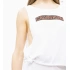 Tank top damski KW0KW00698 biały - Calvin Klein