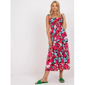 Sukienka damska RO SK 8007 1.03P czarno-różowy - FPrice